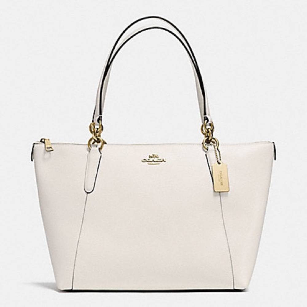 Coach AVA crossgrain leather tote shoulder bag